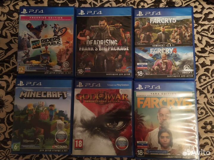 Игры для приставки PS4
