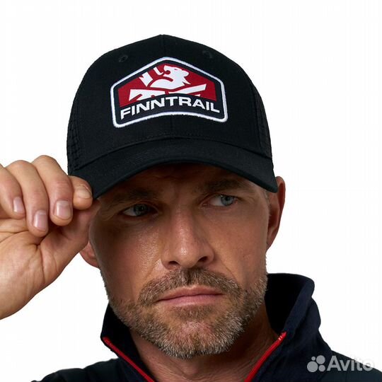62471 Бейсболка Finntrail Cap 9611 graphite red