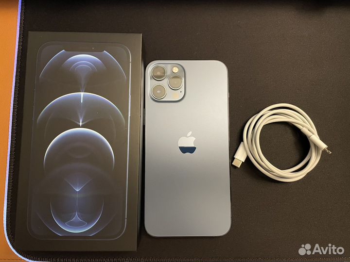 iPhone 12 Pro Max 128gb (+адаптер 20W)