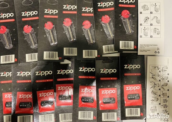 Оригинальные фитили зиппо zippo