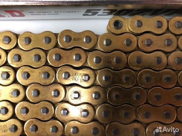 Цепь приводная усиленная DID 530zvmx G&G Gold