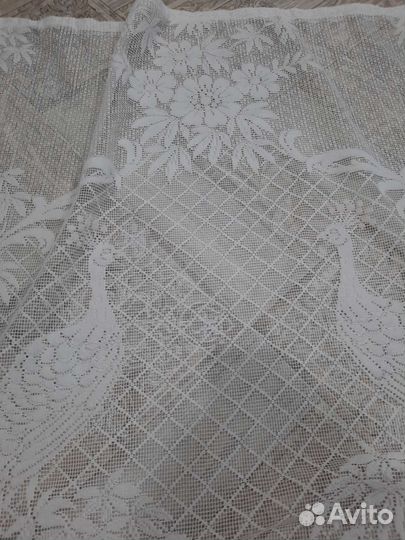 Портьеры в наличии 2шт, тюль белая