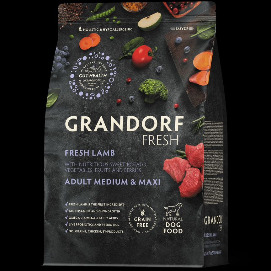 Grandorf fresh DOG Lamb MED&maxi