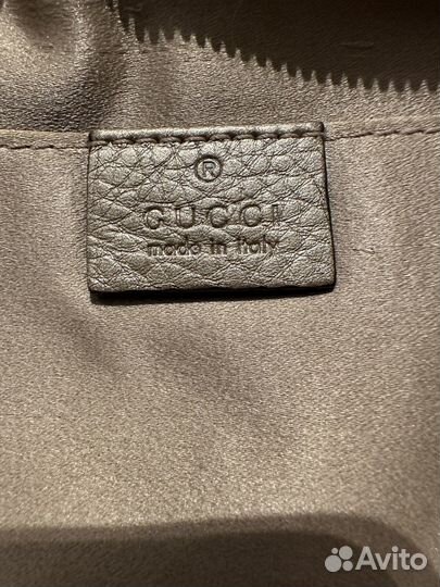 Кожаный клатч Gucci оригинал