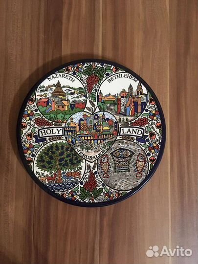 Тарелка настенная декоративная Израиль