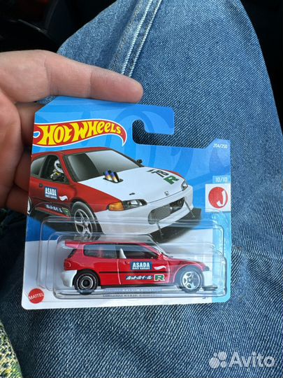 Hot wheels Honda Civic Custom Red