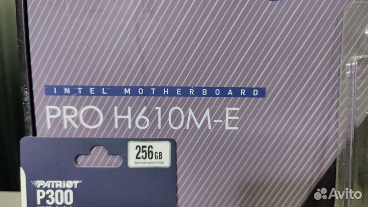 Комплект i5 12400f+h610+32gb ddr5+256gb m.2