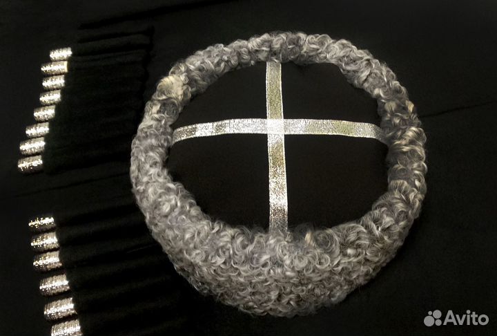 Кубанка из серого каракуля Миценко