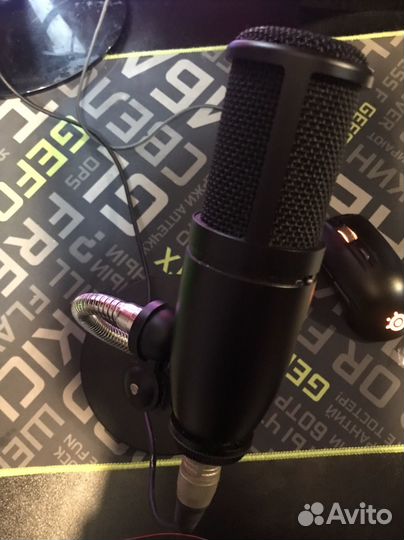 Микрофон AKG p120 + Behringer um2 + Кабель XLR 10м