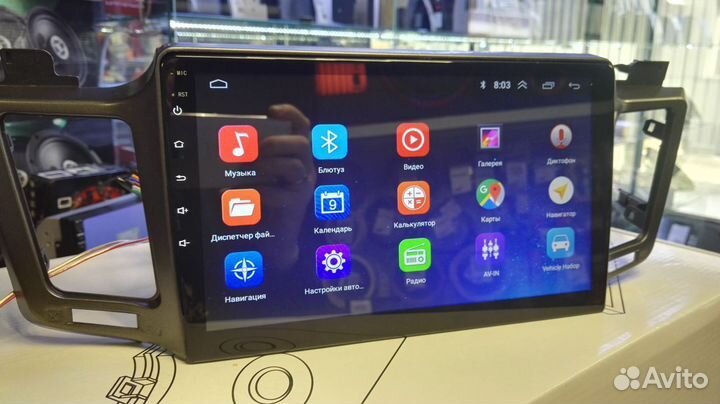 Toyota rav4 с 2012г. андроид магнитола