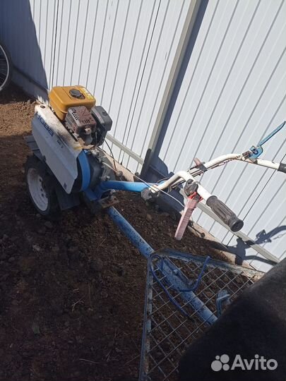 Мотоблок с телегой