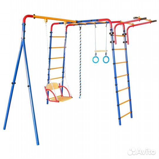 Уличный дск «Юный Атлет» цв: сине-желто-красный