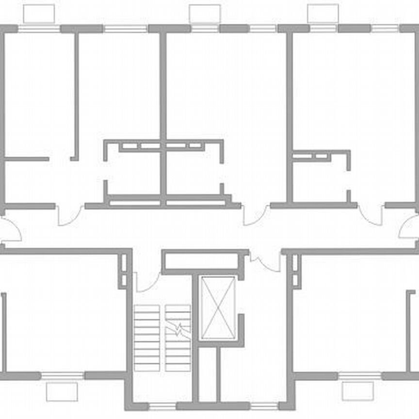 3-к. квартира, 58,1 м², 3/6 эт.