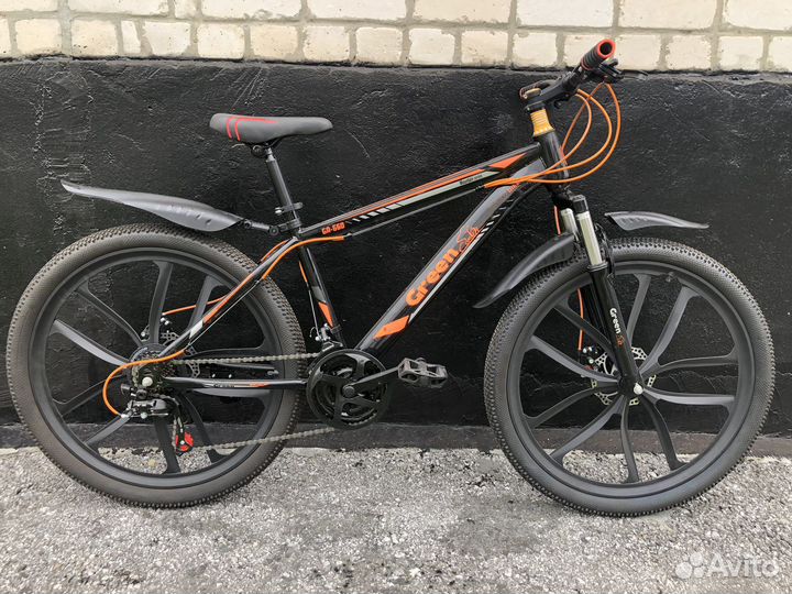 Велосипед на литых дисках
