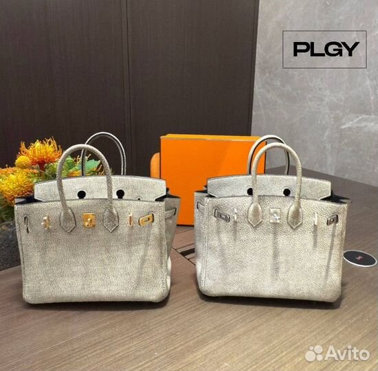 Винтажная редкая сумка из кожи буйвола Hermes 30см