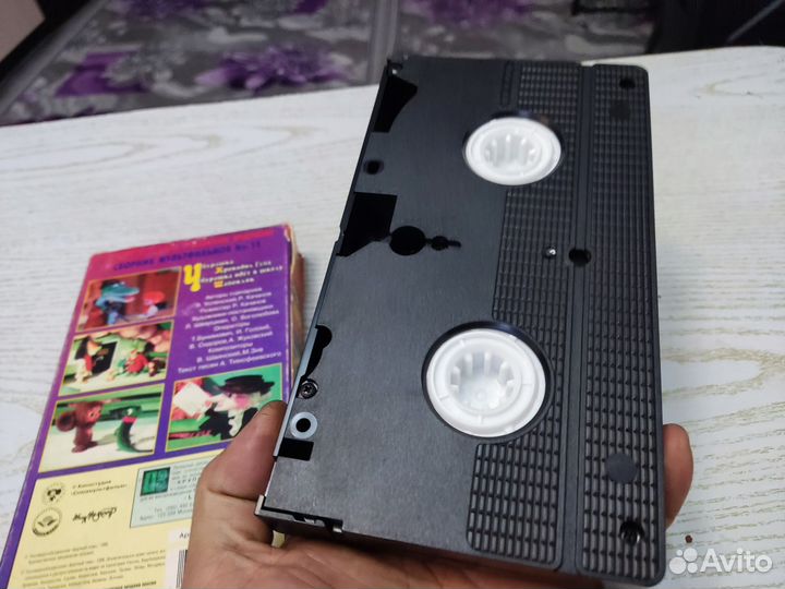 Видеокассета VHS чебурашка лицензия