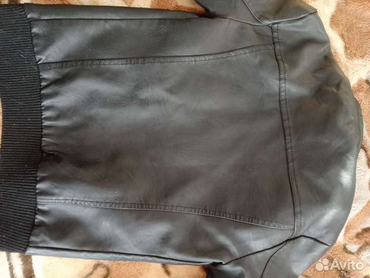 Кожзам куртка на мальчика