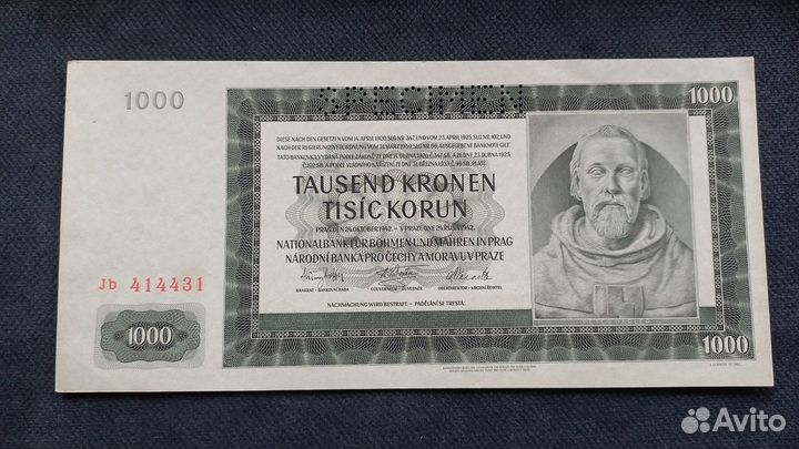 Богемия и Моравия,Словакия,Польша 500 злотых 1948