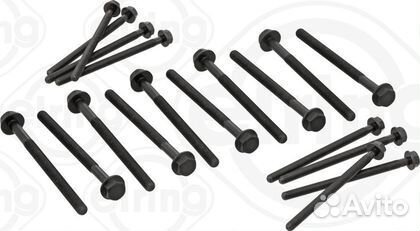 Комплект болтов гбц 18шт Форд Транзит