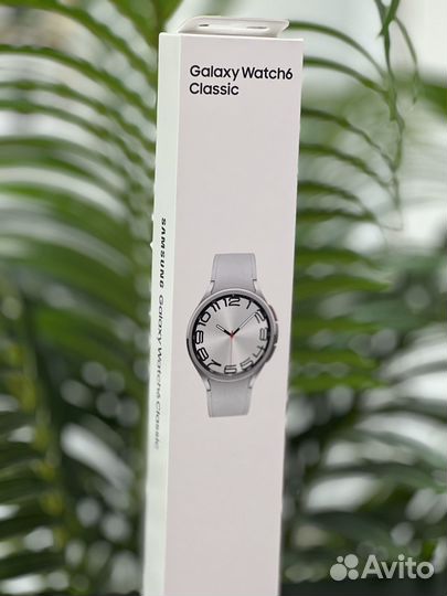 Samsung Galaxy watch 6 classic 47mm Silver Arabic