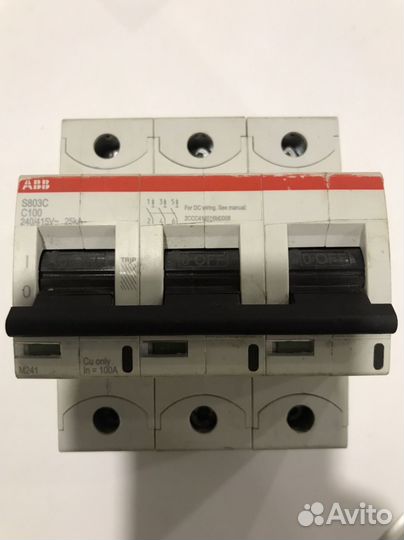 Автоматический выключатель abb