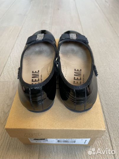 Черные кожанные туфли useeme (30 размера)