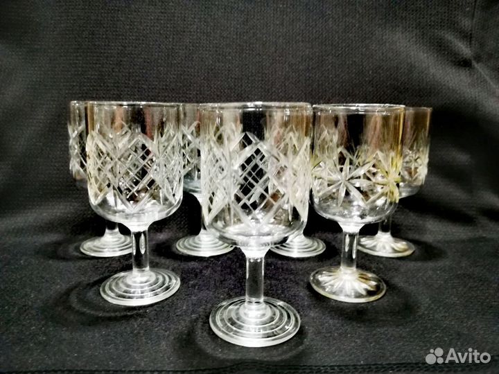 СССР, хрусталь, винтажные рюмки