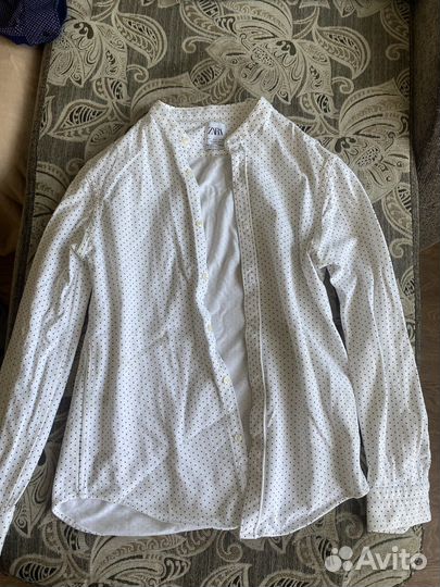 Рубашка zara,шорты классические,рубашка,брюки