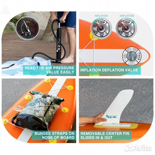 Cап борд Manta Ray 11'6 от Funwater