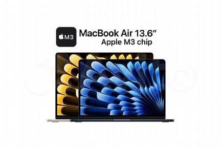 MacBook Air 13 (M3, 2024) 16GB, 512GB, все цвета