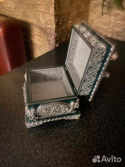 Интерьерная шкатулка-ларчик