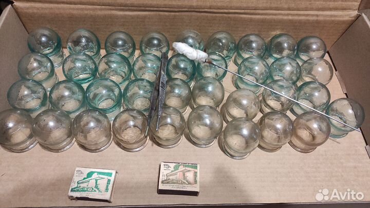 Медицинские банки стеклянные СССР