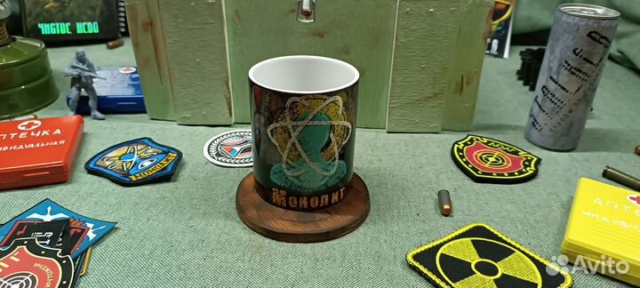 Кружка Монолит с подставкой