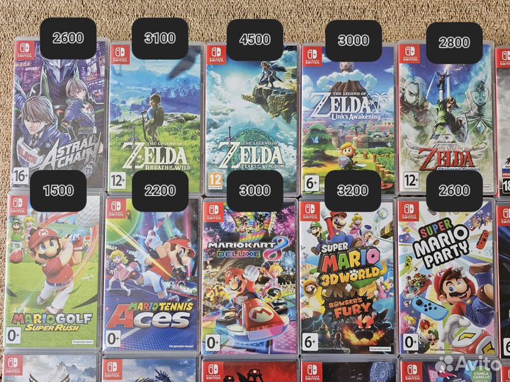 Игры на nintendo switch