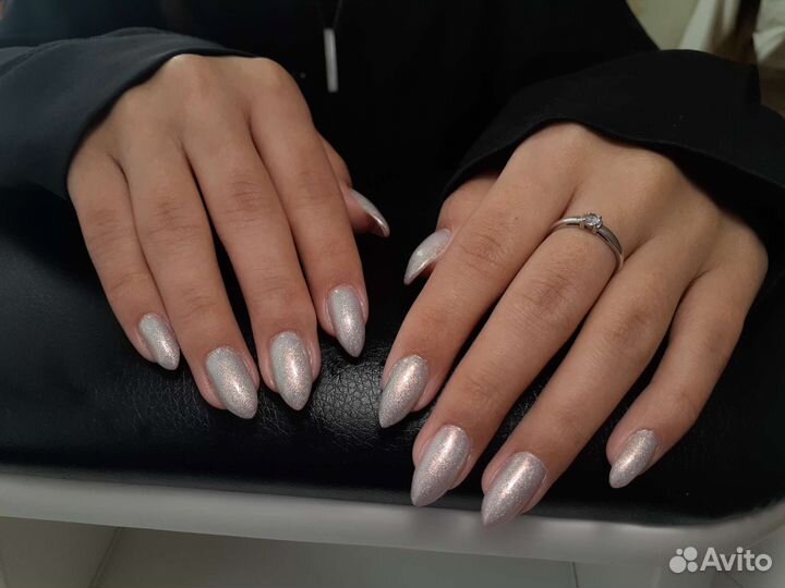 Маникюр с покрытием гель-лак. Наращивание ногтей