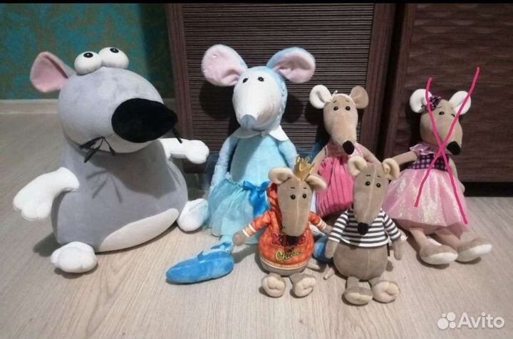 Игрушки мягкие Икея и другие