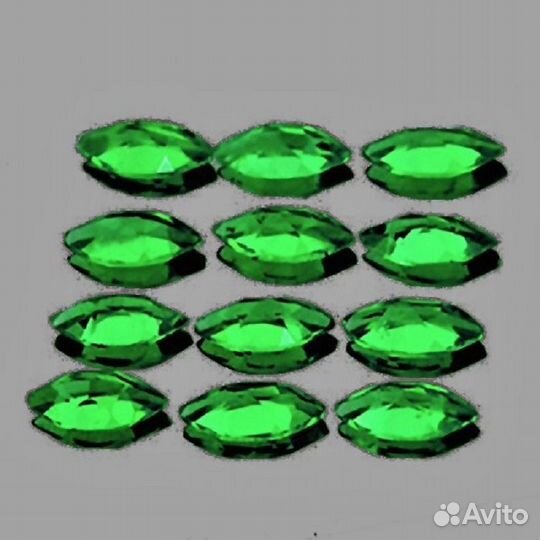 Гранат натуральный 1,16Ct 12шт 4х2мм VVS Маркиза