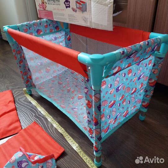 Новая кровать-манеж для кукол Demi Star