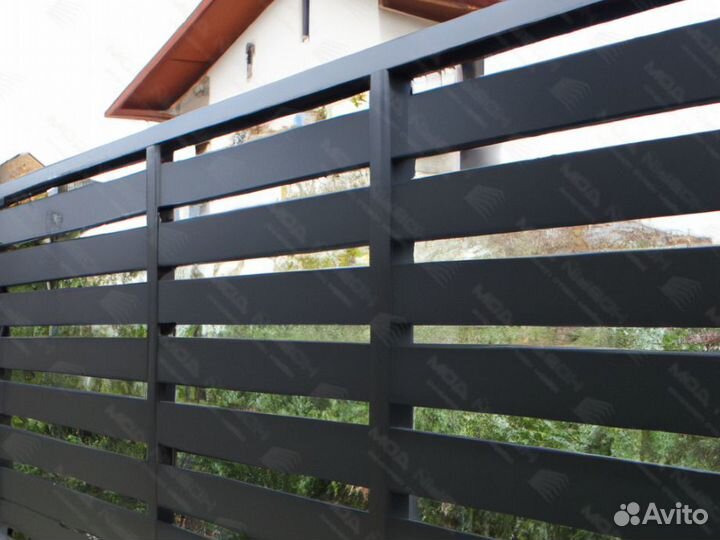 Забор Ранчо горизонтальный