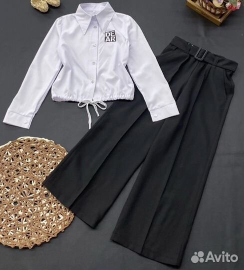 Школьный костюм для девочки, двойка 134 размер