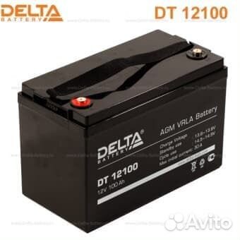 Аккумулятор ибп delta DT 12100 12V 100Ah