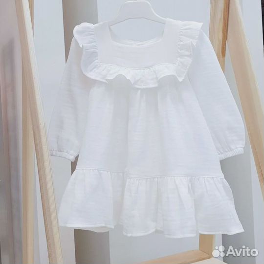 Платье муслиновое, 100% хлопок. Турция