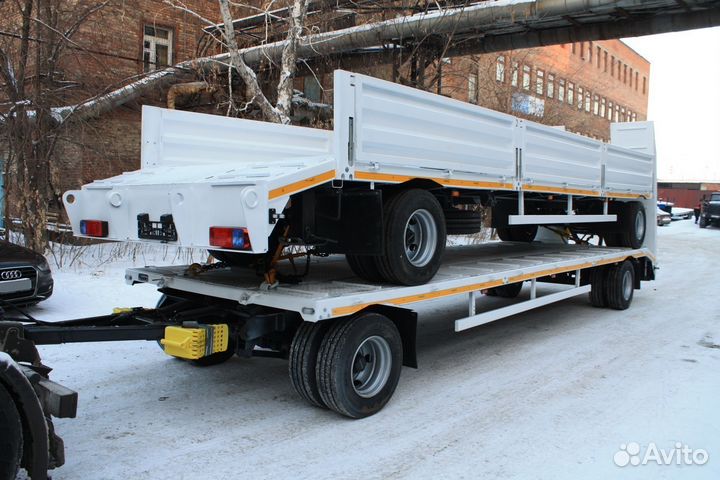 Прицеп бортовой Авиком 88712-04 с поворотным кругом, 2024