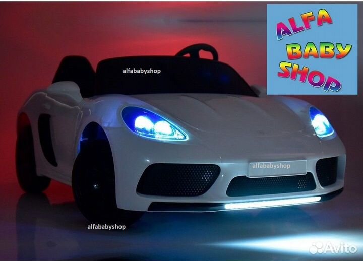 Подростковый электромобиль Porsche Cayman 180W