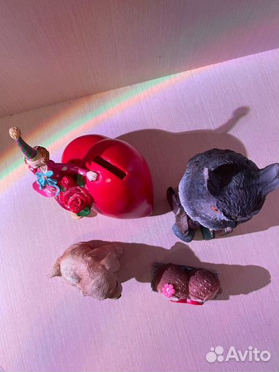 Фигурки и статуэтки(совы,собака,копилка)