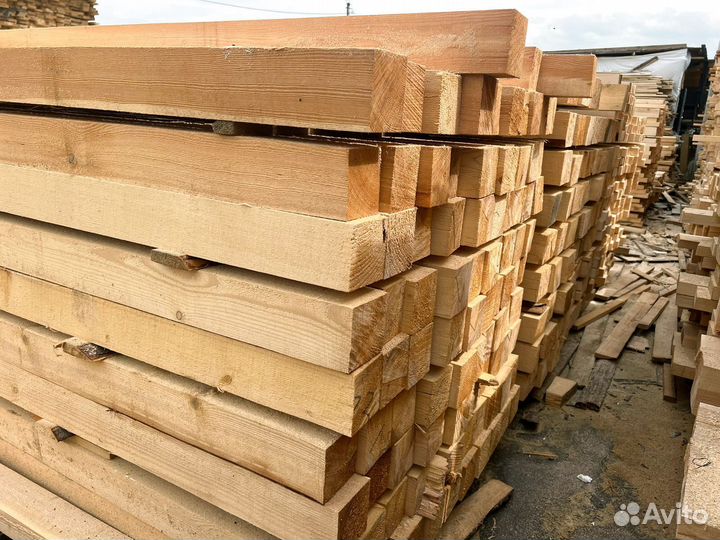 Брус обрезной 100х100х6000мм 1 сорт ГОСТ
