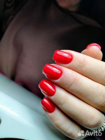 Комбинированный маникюр +гель лак