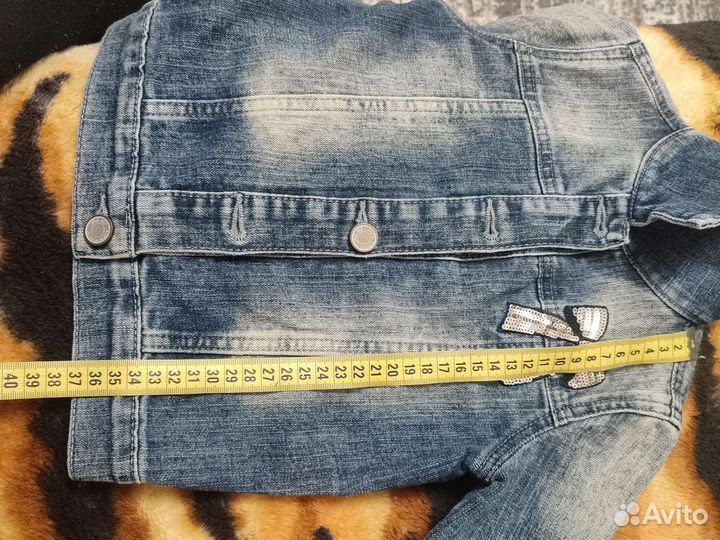 Джинсовая куртка для девочки