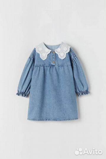 Джинсовое платье Zara 98-128