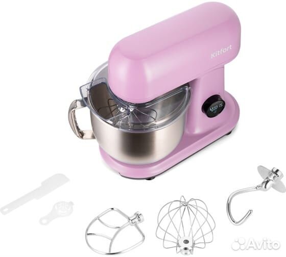 Миксер планетарный Kitfort кт-3473-3, лавандовый